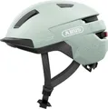 ABUS Fahrradhelm PURL-Y ACE mit LED-Licht – geeignet Fahrten auf E-Bike und S-Pedelec – trendiger NTA-Schutzhelm für Erwachsene und Jugendliche – Grün (Mint Green), Größe S (51-55 cm)