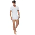 Mey Unterziehshirt Dry Cotton mit V-Ausshnitt und Halbarm weiß 6 (L)