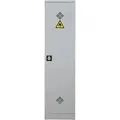 PROREGAL Gefahrstoffschrank Snake HxBxT 195 x 50 x 42 cm Grau
