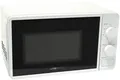 Clatronic Mikrowelle 700 Watt 20 Liter weiß Microwelle Timer Drehteller Kochen