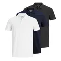 JJEBASIC POLO 3PK Herren Poloshirt