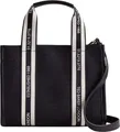 Ted Baker Shopper Schultertasche Georjey Branded Webbing Canvas Tote Black schwarz
