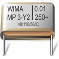 Wima Folienkondensator, 0,01 Uf, 250 V-, Radial, Rm 15, Mpy20w2100fc00mssd