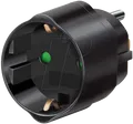 TRA JAP - Reiseadapter USA Steckdose und Euro Stecker schwarz