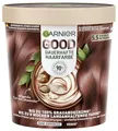 Garnier GOOD Dauerhafte Haarfarbe 5.5 Hibiskus Rotbraun – Coloration ohne Ammoniak, bis zu 100% Grauabdeckung, 1 Stk.