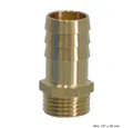 bevo Gartenschlauch Messing Schlauchtülle mit Sechskant, AG x Schlauchtülle 1/2" x 16 mm