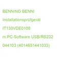 BENNI Installationsprüfgerät IT130VDE0100 m.PC-Software USB/RS232 044103 (401465