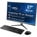 CSL All-in-One-PC Unity F27B-ALS, QWERTZ Layout (DE) (256 GB, 8 GB, Intel UHD Graphics) (90857)