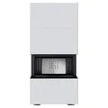 KRATKI Kaminbausatz Home Easy Box | Kamineinsatz 7 kW | 180,1 x 84,2 cm | Schwarz | Heizeinsatz mit Doppeltüröffnungssystem Guillotine nach Links & rechts | 2.BimSchV 15a B-Vg | Ideal für Zuhause