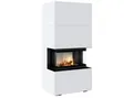 Kratki Kaminofen KRATKI Easy Box 7 kW Weiß Doppeltüröffnungssystem 2.BimSchV O 160mm