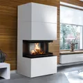 Kamineinsatz Kratki NBC/EASY BOX 7kW Ø160 Bausatz 3 Scheiben Kamin Heizeinsatz