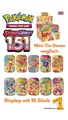 10 x Pokemon 151 Mini-Tin (= 1 Display ) Scarlet & Violet Englisch NEU und OVP !
