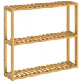 DeubaXXL DE Wandregal Bambus 54x60x15cm 107932