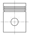 Motorkolben verzinnt 012 12 03 MAHLE für OPEL CITROËN FORD PEUGEOT BMW