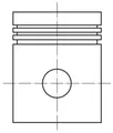 MAHLE 012 12 03 Kolben für Chevrolet, Holden, Opel, Opel