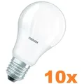 10er-Spar-Pack Osram E27 LED Lampe 8.5W wie 60W 2700K warmweißes Licht
