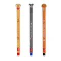 Legami - Set mit 3 radierbaren Stiften - Erasable Pen - Fur-ever Friends