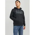 Jack & Jones Kapuzensweatshirt JJECORP LOGO SWEAT HOOD NOOS Baumwollmischung, regular fit schwarz M (50)