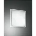 Fabas Luce Osaka Wandleuchte E14 1X40W Metall und Glas Weiss