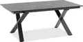 Niehoff Strato Ausziehtisch mit Klappeinlage 100 cm Eisen/HPL