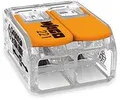 Wago 221-612 2 Leiter COMPACT Verbindungsklemme, 0,5-6 mm², transparent
