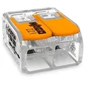 Wago 221-612 Verbindungsklemme mit Hebel transparent 2 Leiter 0.50-6mm2