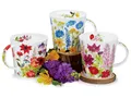 formano Tasse Dunoon Cairngorm, Porzellan, Spülmaschinengeeignet, Mehrfarbig, Blumen, H: 10cm