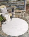 Carpet City Teppich In-& Outdoorteppich Santorini 450, 3D-Effekt, Gestreift, rund, Höhe: 5 mm, Wetterfest & UV-beständig für Terrasse, Balkon, Küche, Flur