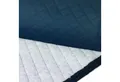 maDDma Stoff 1m Meterware Raute Steppstoff 158cm breit, marineblau