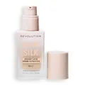 Makeup Revolution, Skin Silk Serum Foundation, Light to Medium Coverage, Contains Hyaluronic Acid, F5, 23ml