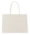 FURLA Opportunity Tote Bag Schultertasche Marshmallow + Nero creme schwarz