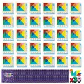 BONNYCO Tangram Kinder Mitgebsel Kindergeburtstag Gastgeschenke 30 Stück Puzzle