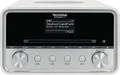 TechniSat Digitalradio DIGITRADIO 586 | DAB+, UKW, Internetradio, CD-Player, Bluetooth, WLAN, USB | Weiß/Silber