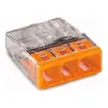 WAGO GmbH& Co. KG Verbindungsdosenklemme 3x 0.5-2.5 orange 2273-203, 100 Stück