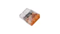 Schnellverbinder 3x 0,5-2,5mm2 transparent/orange 2273-203 /100Stk/ 