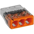 Wago Compact Verbindungsdosenklemmen Klemmen 3er orang Serie 2273 -203  100Stück