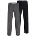 Jack & Jones Chinohose JPSTKANE DAVE CHINO 2PK MP NOOS (Packung, 2-tlg) In vorgewaschener Qualität schwarz 31