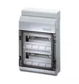 KV 2524 KUNSTSTOFF-SCHALTTAFEL NT 24M 2X 12M N+PE IP54 458X295X129 TRANSP /G1DE