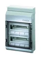 Hensel Kleinverteiler Aufputz 2x12TE Kunststoff IP54 295x458x129mm ET93mm KV2524