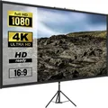 VEVOR 16:9 Beamer Leinwand 4K HD Stativleinwand Projektionsfläche 200x113cm