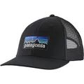 Patagonia P-6 Logo Lopro Trucker Cap (Größe ONE SIZE, schwarz)