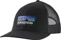 Patagonia P-6 Logo LoPro Trucker Hat black - Größe one size