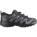 SALOMON Kinder Trekkinghalbschuhe SHOES XA PRO V8 WP J Black/Turbul/Quar