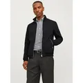 Jack & Jones Blouson JJERUSH Stylisch, funktional, ideal für Herbst, pflegeleicht mit stylischem Stehkragen schwarz M (50)