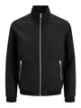 JACK & JONES Herren Jjerush Harrington Noos Bomberjacke, Schwarz, M EU