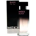 Mexx Black For her Eau de Toilette 1 x 30ml EdT Spray for woman mit Litschiduft