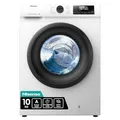 Hisense WF1Q1041BW Waschmaschine mit Dampffunktion, 10KG, 1400 U/Min, 15 Programme, Anti-Allergie Programm, Baby-Wäsche, AutoWash, QuickWash 15 min, Daunen, Eco 40-60 °C, Power 49', EEK: A, Weiß