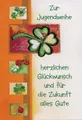 BSB Grußkarten Jugendweihe - Glückwunschkarte im Format 11,5 x 17 cm mit
