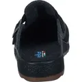 Fly Flot Herren Hausschuh Schnalle Pantoffel Filz Clog 220052, Größe:46 EU, Farbe:Schwarz - Schwarz - 46