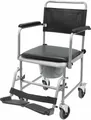 Toilettenrollstuhl Drive Medical TRS 130 – fahrbar, Armlehnen klappbar, Eimer,